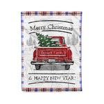 Tartan Blanket Vintage Red Truck with Christmas Tree Family Scottish Clan Boswell Modern plaid blanket, red plaid blanket, buffalo plaid blanket, green plaid blanket, plaid fleece blanket, blue plaid blanket, red tartan blanket, tartan plaid blanket, black and white plaid blanket, , christmas plaid blanket, orange plaid blanket, tartan plaid throw blanket, pink plaid blanket, brown plaid blanket, buffalo check blanket