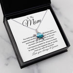 Opal Turtle Necklace - Mom Necklace - To My Mom - Love You Always And Forever