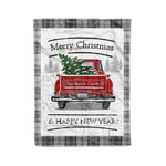Tartan Blanket Vintage Red Truck with Christmas Tree Family Scottish Clan Sandilands Grey plaid blanket, red plaid blanket, buffalo plaid blanket, green plaid blanket, plaid fleece blanket, blue plaid blanket, red tartan blanket, tartan plaid blanket, black and white plaid blanket, , christmas plaid blanket, orange plaid blanket, tartan plaid throw blanket, pink plaid blanket, brown plaid blanket, buffalo check blanket
