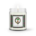 Soy Wax Candle - Buffalo Plaid Candle Clan Crest Badge Crosbie Tartan Plaid Soy Wax Candle, oil candle, candle handmade, wax candle, soy wax, nature wax, natural soy wax, natural soy candles, natural candle