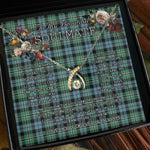 To My Beautiful Soulmate Necklace In Your Eyes I Have Found My Home Clan Melville Hunting Tartan Wishbone Dancing Necklace