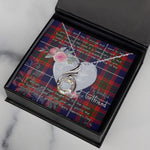 Rising Phoenix Necklace - Valentine Necklace Clan Pennycook Tartan Gift for Girlfriend, Gift for My Wife Rising Phoenix Necklace