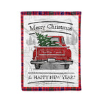 Tartan Blanket Vintage Red Truck with Christmas Tree Family Scottish Clan MacRae plaid blanket, red plaid blanket, buffalo plaid blanket, green plaid blanket, plaid fleece blanket, blue plaid blanket, red tartan blanket, tartan plaid blanket, black and white plaid blanket, , christmas plaid blanket, orange plaid blanket, tartan plaid throw blanket, pink plaid blanket, brown plaid blanket, buffalo check blanket