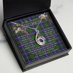 To My Beautiful Soulmate Necklace In Your Eyes I Have Found My Home Clan Russell Tartan Rising Phoenix Necklace
