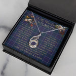 To My Beautiful Soulmate Necklace In Your Eyes I Have Found My Home Clan Navy US Edzell Tartan Rising Phoenix Necklace