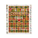 Personalized Gift Tartan Plaid Blanket Clan Baxter With Christmas Cookie Baking Crew Christmas Gift Blanket, Plaid Blanket, Christmas Fleece Blanket, Christmas Blanket, Tartan Blanket, Scottish Blanket, Scotland Blanket, Family Name Blanket, Custom Blanket, Personalized Blanket