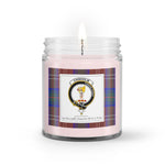 Soy Wax Candle - Buffalo Plaid Candle Clan Crest Badge Chisholm Hunting Modern Tartan Plaid Soy Wax Candle, oil candle, candle handmade, wax candle, soy wax, nature wax, natural soy wax, natural soy candles, natural candle