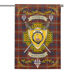 House Flag - Ainslie Irish Shield Celtic Cross Tartan Garden Flag St Patrick's Day Garden Flag