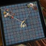 To My Beautiful Soulmate Necklace In Your Eyes I Have Found My Home Clan Earl Of St Andrews Tartan Wishbone Dancing Necklace
