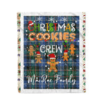 Personalized Gift Tartan Plaid Blanket Clan MacRae Hunting Ancient With Christmas Cookie Baking Crew Christmas Gift Blanket, Plaid Blanket, Christmas Fleece Blanket, Christmas Blanket, Tartan Blanket, Scottish Blanket, Scotland Blanket, Family Name Blanket, Custom Blanket, Personalized Blanket