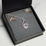 To My Beautiful Soulmate Necklace In Your Eyes I Have Found My Home Clan Gladstone Hunting Tartan Rising Phoenix Necklace