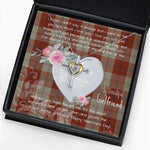 Gift For My Beautiful Girlfriend Necklace Valentine Necklace Clan Davidson Dress Dancers Tartan Cross Dancing Necklace Scottish Tartan Jewelry