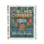 Personalized Gift Tartan Plaid Blanket Clan MacInnes Ancient With Christmas Cookie Baking Crew Christmas Gift Blanket, Plaid Blanket, Christmas Fleece Blanket, Christmas Blanket, Tartan Blanket, Scottish Blanket, Scotland Blanket, Family Name Blanket, Custom Blanket, Personalized Blanket