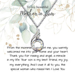 Mother-In-Law Necklace, Best Mother In Law Birthday Necklace, To My Mother In Law Necklace, Mother's Day Phoenix Rising Necklace