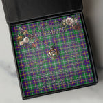 To My Beautiful Soulmate Necklace In Your Eyes I Have Found My Home Clan Inglis Modern Tartan Crown Pendant Necklace