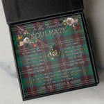To My Beautiful Soulmate Necklace In Your Eyes I Have Found My Home Clan Chisholm Hunting Ancient Tartan Crown Pendant Necklace