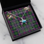 Sea Turtle Necklace To My Beautiful Soulmate Necklace In Your Eyes I Have Found My Home Clan Urquhart Tartan Blue Turtle Necklace