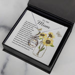 Rising Phoenix Necklace - Mom Necklace Gift - To My Mom - You Mean The World For All You Do Mother's Day Necklace
