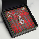 To My Beautiful Soulmate Necklace In Your Eyes I Have Found My Home Clan MacDougall Tartan Rising Phoenix Necklace