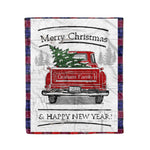 Tartan Blanket Vintage Red Truck with Christmas Tree Family Scottish Clan Graham of Menteith Red plaid blanket, red plaid blanket, buffalo plaid blanket, green plaid blanket, plaid fleece blanket, blue plaid blanket, red tartan blanket, tartan plaid blanket, black and white plaid blanket, , christmas plaid blanket, orange plaid blanket, tartan plaid throw blanket, pink plaid blanket, brown plaid blanket, buffalo check blanket