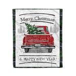 Tartan Blanket Vintage Red Truck with Christmas Tree Family Scottish Clan Galbraith plaid blanket, red plaid blanket, buffalo plaid blanket, green plaid blanket, plaid fleece blanket, blue plaid blanket, red tartan blanket, tartan plaid blanket, black and white plaid blanket, , christmas plaid blanket, orange plaid blanket, tartan plaid throw blanket, pink plaid blanket, brown plaid blanket, buffalo check blanket