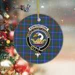 Edmonstone (of Duntreath) Scottish Clan Plaid Ornament Gift. Christmas Tree Ornament Edmonstone (of Duntreath) Clan Tartan Ornament Great Christmas Ornaments Gift - Scotstee Shop
