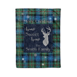 Scotstee Shop Tartan Plaid Christmas Fleece Blankets Clan Smith Ancient Plaid Blanket