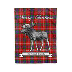 Tartan Blanket With Moose Clan Grant of Lurg Plaid Blanket Tartan Plaid Fleece Blanket, Christmas Blanket, tartan blanket, plaid blanket, red plaid blanket, buffalo plaid blanket, green plaid blanket, plaid fleece blanket, blue plaid blanket, red tartan blanket, tartan plaid blanket, black and white plaid blanket, christmas plaid blanket, orange plaid blanket, tartan plaid throw blanket, pink plaid blanket, brown plaid blanket, buffalo check blanket