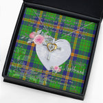 Gift For My Beautiful Girlfriend Necklace Valentine Necklace Clan New Mexico Tartan Cross Dancing Necklace Scottish Tartan Jewelry