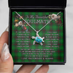 Sea Turtle Necklace To My Beautiful Soulmate Necklace In Your Eyes I Have Found My Home Clan Kinloch Tartan Blue Turtle Necklace, Valentine Necklace Gift for Girlfriend Clan Mitchell Ancient Tartan Sunflower Pendant Necklace, Scottish Tartan Jewelry, valentine necklace, necklace girlfriend, necklace for wife, cute necklaces for girlfriend, jewelry for girlfriend, to my soulmate necklace, to my future wife necklace