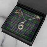 To My Beautiful Soulmate Necklace In Your Eyes I Have Found My Home Clan Leslie Tartan Rising Phoenix Necklace