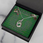 To My Beautiful Soulmate Necklace In Your Eyes I Have Found My Home Clan Masterton Tartan Rising Phoenix Necklace