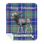 Scotstee Shop Plaid Tartan Blanket With Moose Clan US Marine Plaid Blanket, plaid blanket australia,plaid blanket canada,plaid christmas blanket,plaid fleece sherpa blanket,plaid sherpa blanket canada,plaid sherpa blanket lipstick,plaid sherpa blanket pink,plaid sherpa blanket queen