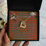 To My Beautiful Soulmate Necklace In Your Eyes I Have Found My Home Clan Bruce Tartan Forever Love Necklace