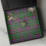To My Beautiful Soulmate Necklace In Your Eyes I Have Found My Home Clan McGeachie Tartan Crown Pendant Necklace