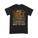 Vintage May 1983 Awesome 38 Yrs Old 38th Birthday Gift Birthday Shirt - Scotstee Shop