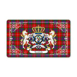 Doormat - Welcome Mat Scottish Fraser Tartan Door Mat, Plaid Doormat