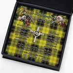 To My Beautiful Soulmate Necklace In Your Eyes I Have Found My Home Clan MacLachlan Dress Tartan Cross Dancing Necklace