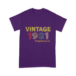 Vintage 1981 Cool 40 Year Old 40th Birthday Gift Birthday Shirt Funny 40th Birthday T Shirts - Scotstee Shop