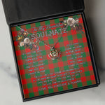 To My Beautiful Soulmate Necklace In Your Eyes I Have Found My Home Clan Moncrieffe Tartan Crown Pendant Necklace