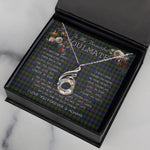 To My Beautiful Soulmate Necklace In Your Eyes I Have Found My Home Clan Murray of Atholl Modern Tartan Rising Phoenix Necklace