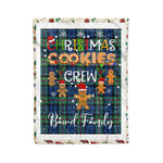 Personalized Gift Tartan Plaid Blanket Clan Baird Ancient With Christmas Cookie Baking Crew Christmas Gift Blanket, Plaid Blanket, Christmas Fleece Blanket, Christmas Blanket, Tartan Blanket, Scottish Blanket, Scotland Blanket, Family Name Blanket, Custom Blanket, Personalized Blanket
