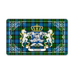 Doormat - Welcome Mat Scottish Fletcher Ancient Clan Badge Tartan Door Mat, Plaid Doormat