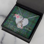 Rising Phoenix Necklace - Valentine Necklace Clan Henderson Tartan Gift for Girlfriend, Gift for My Wife Rising Phoenix Necklace
