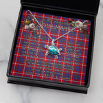 Sea Turtle Necklace To My Beautiful Soulmate Necklace In Your Eyes I Have Found My Home Clan Galloway Red Tartan Blue Turtle Necklace
