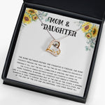 Love Dancing Necklace - Mom Necklace, Mother Daughter Necklace, Gift For Mom, Mom Necklace, Birthday Gift Necklace
