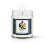 Soy Wax Candle - Buffalo Plaid Candle Campbell Family Crest Tartan Plaid Soy Wax Candle, oil candle, candle handmade, wax candle, soy wax, nature wax, natural soy wax, natural soy candles, natural candle