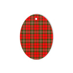 Scott Modern Tartan Oval Ornaments, Christmas Tree Ornament, Plaid Christmas Ornaments, Ceramic Oval Christmas Tree Decoration, Tartan Oval Ornaments, Christmas Tree Ornament, Plaid Christmas Ornaments, Ceramic Oval Christmas Tree Decoration