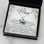 Opal Turtle Necklace - Mom Necklace - To My Mom - Love You Always And Forever - Mother's Day Gift