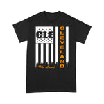 Scotstee Shop - The Land Cleveland With CLE American Flag 4th Of July Shirt Cleveland Shirts